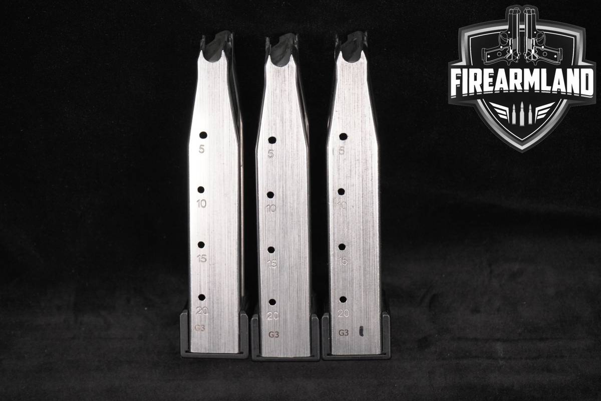 Staccato (STI) 3x Three 2011 20-Round Magazines Mags