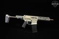 Q Honey Badger Pistol .300 AAC Blackout (7.62x35mm) Clear Anodized in Very Good Condition Image 3