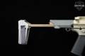 Q Honey Badger Pistol .300 AAC Blackout (7.62x35mm) Clear Anodized in Very Good Condition Image 4