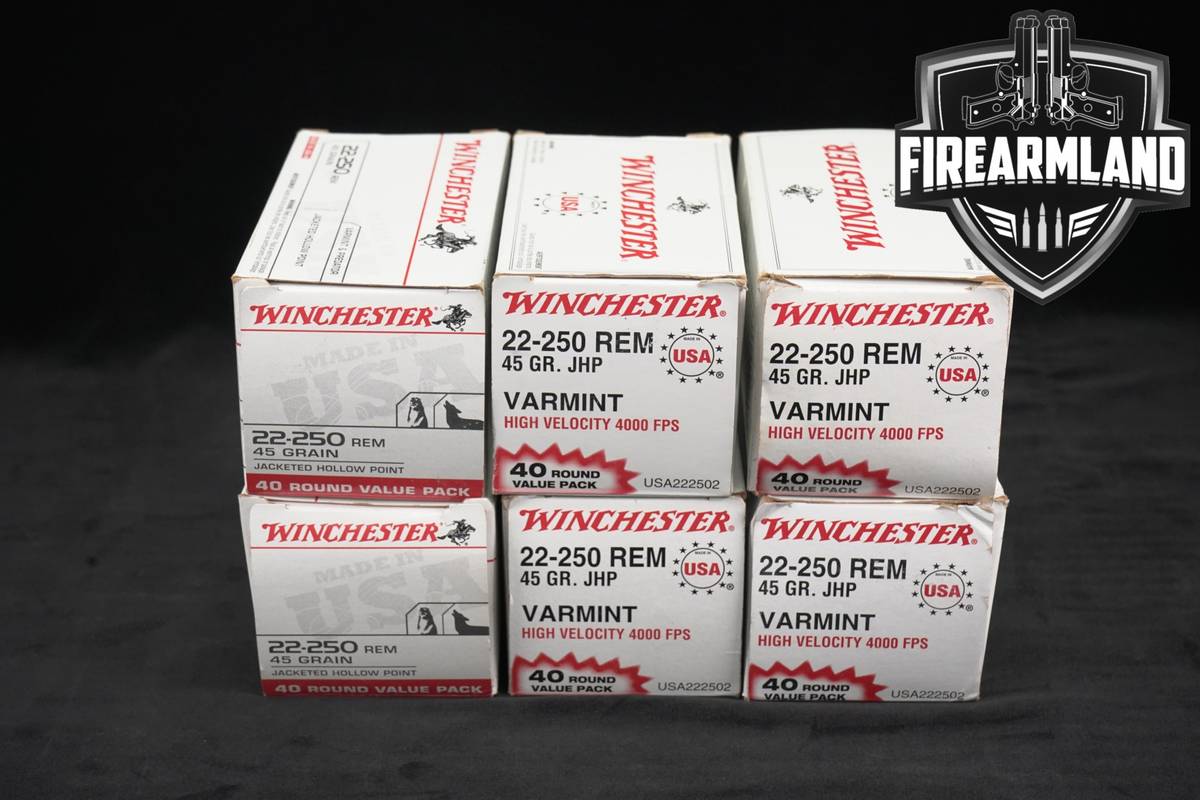 240 RDS! 22-250 Rem Ammo Ammunition