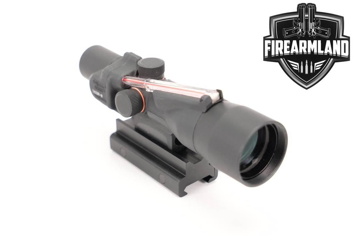Trijicon ACOG TA33R-8 3x30 3x Magnification Red Chevron Reticle Scope TA33