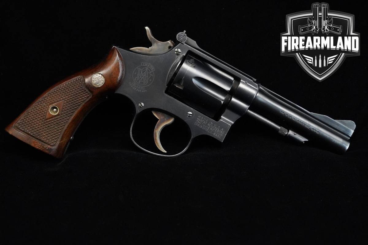 1951 Smith & Wesson (S&W) Pre-Model 15 Combat Masterpiece 38 Special 4" S&W