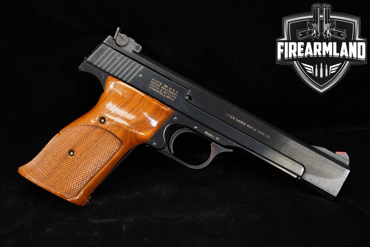 1978 Smith & Wesson Model 41 Heavy Barrel 22LR S&W 5.5 Blued M41