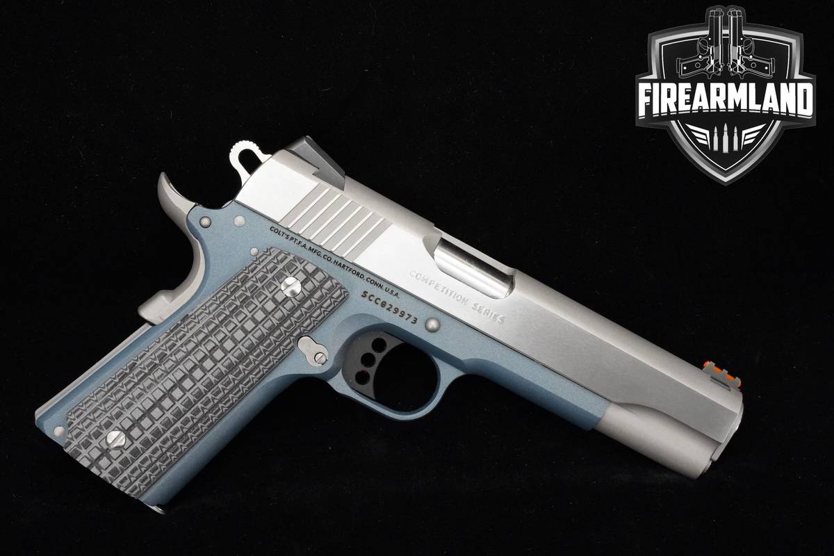 BLUE-TITANIUM Colt Government Model Competition Series 45-ACP Colt 1911-A1