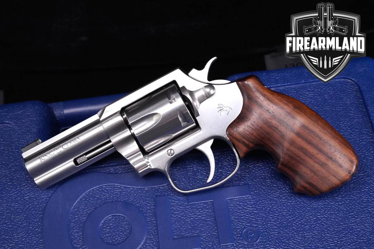 SNAKE-GUN Colt King Cobra 357-Magnum 3" Stainless +ORIG CASE