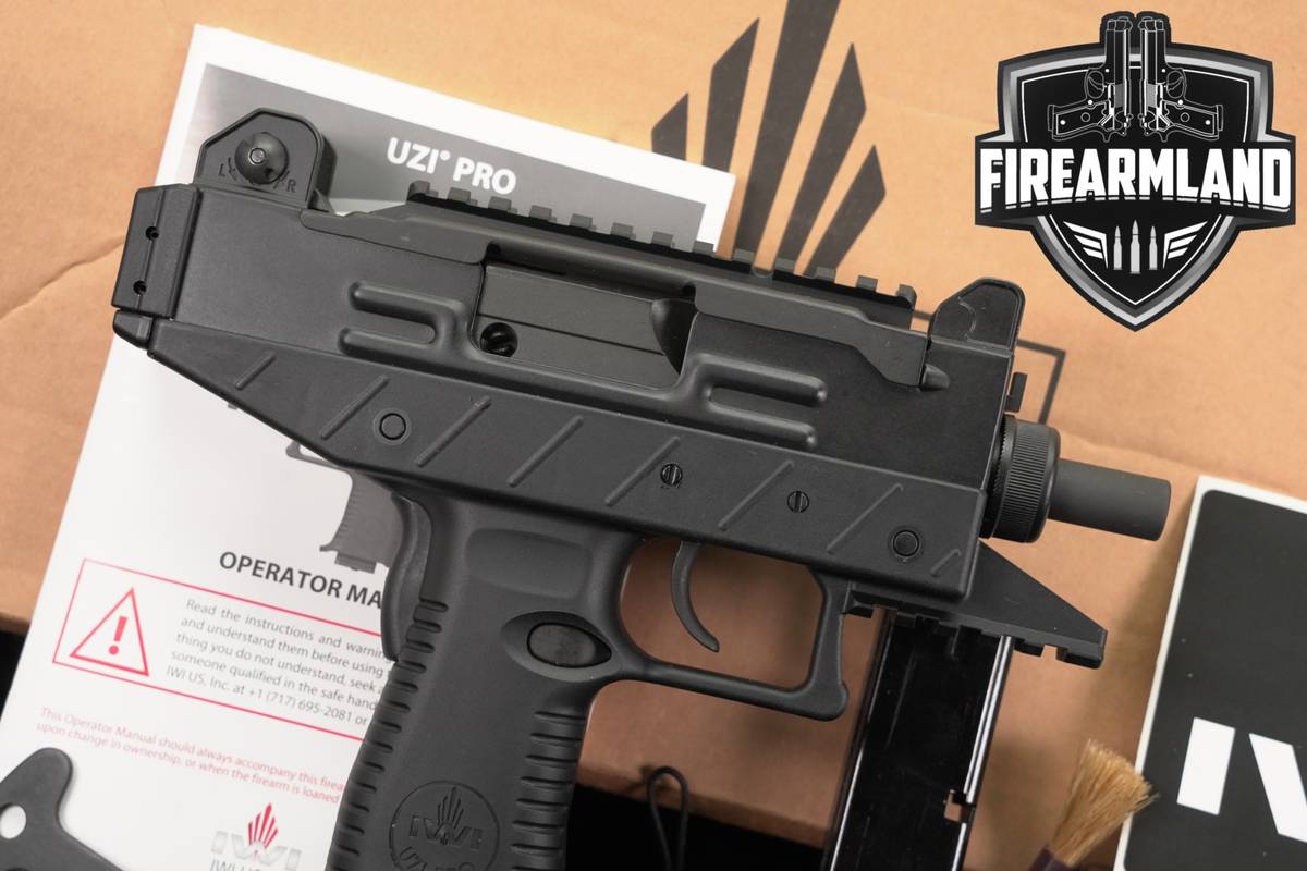 ISRAEL Weapon Industries UZI Pro Pistol 9mm THREADED +2 MAGS & ORIG BOX