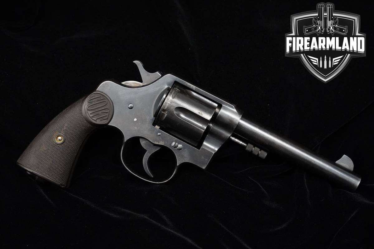 1916 Colt New Service Mk.1 US Conversion 45 Colt 5.5" Blued WW1 Mark-One