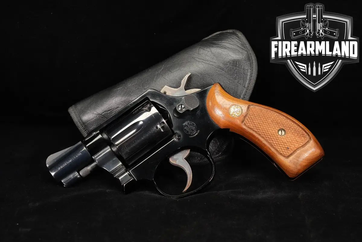 1976-1977 Smith & Wesson Model 12-2 Airweight S&W 38 Special Blued DA/SA