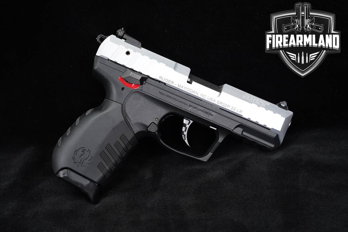 Ruger SR22 22LR 3.5 Two-Tone Silver & Black +ORIG BOX