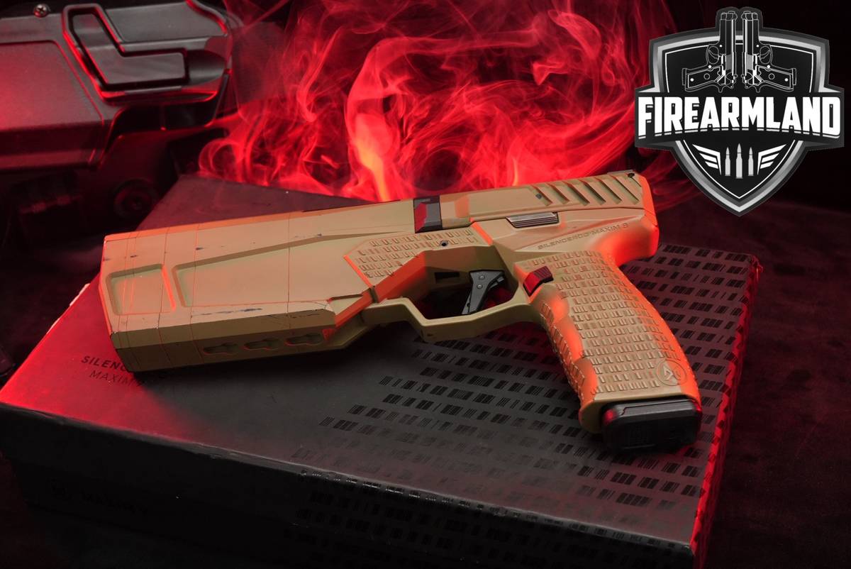 SilencerCo Maxim 9 9S 9mm OR FDE INTEGRALLY SUPPRESSED +ORIG BOX & HOLSTER