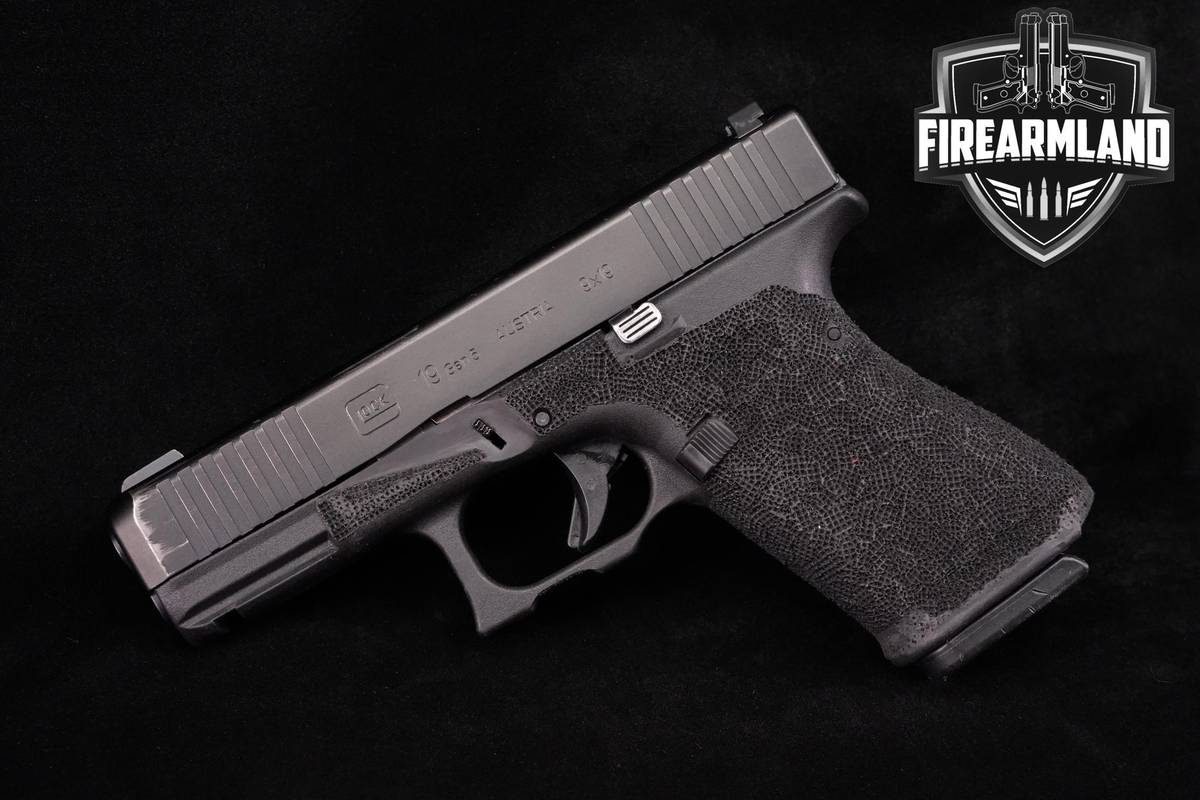 UPGRADED GRIP Glock 19 Gen5 FS 9mm 4.02 G19 G-19 Gen 5 +2 MAGS