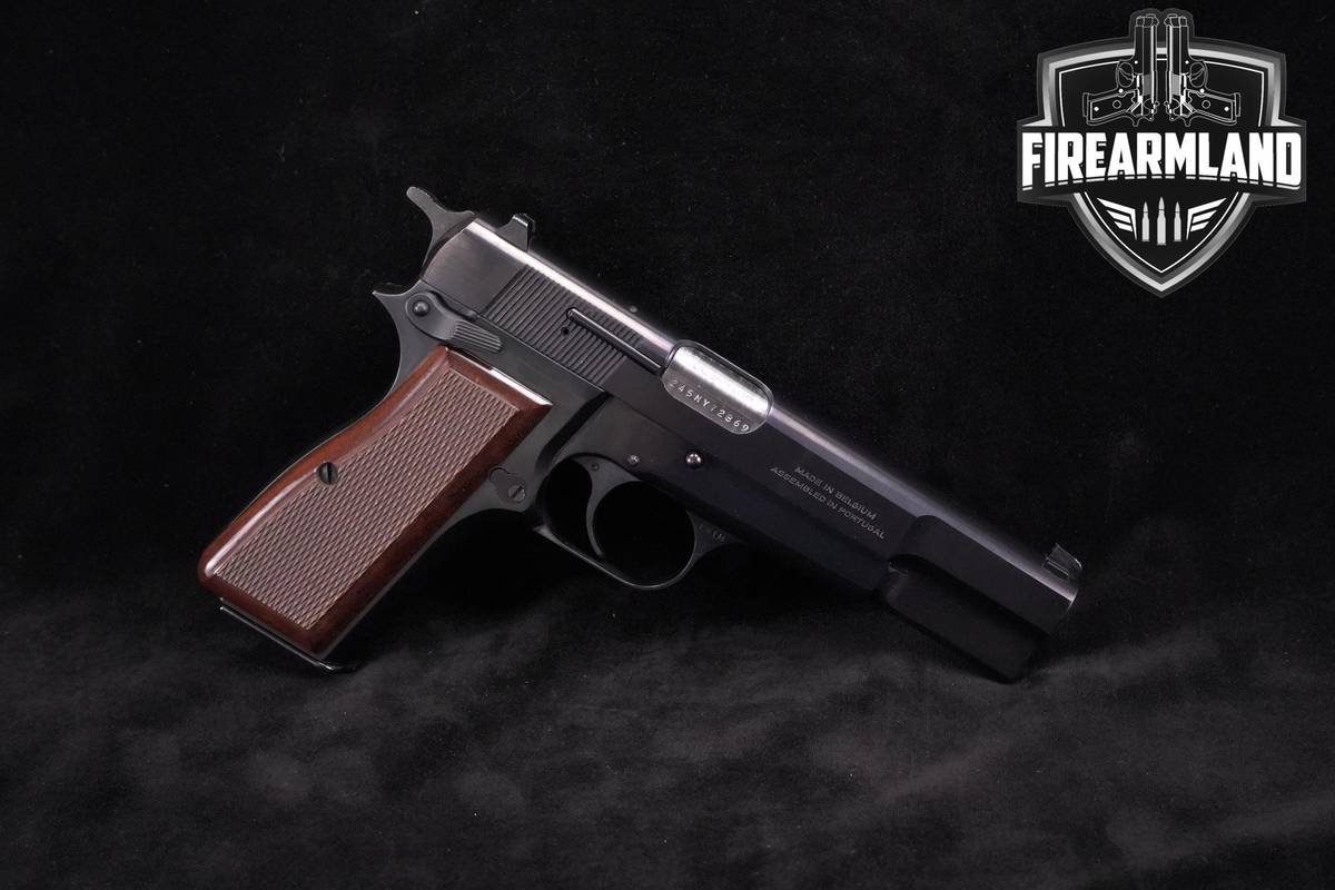 Browning Hi-Power 9mm 4.6" Blued Browning HiPower Hi-Power +2 MAGS