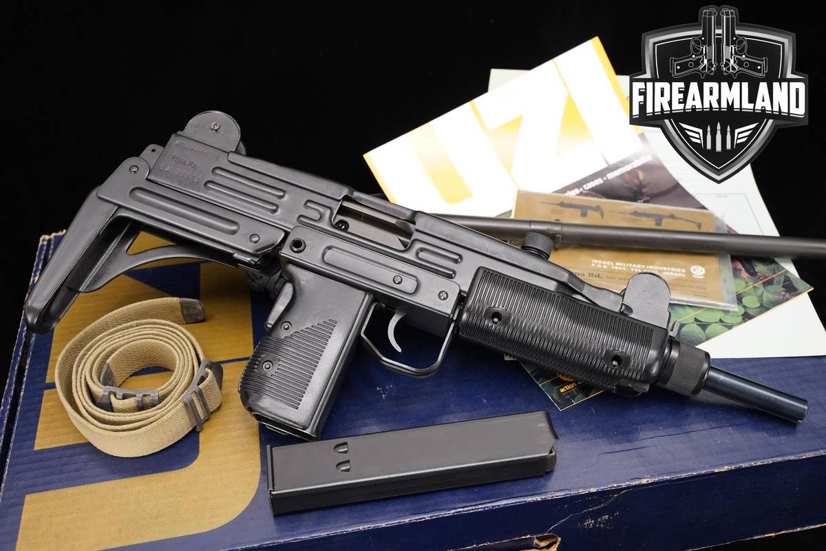 DESIRED! IMI UZI Model A Carbine 9mm 16" +ORIG BOX & DISPLAY BARREL