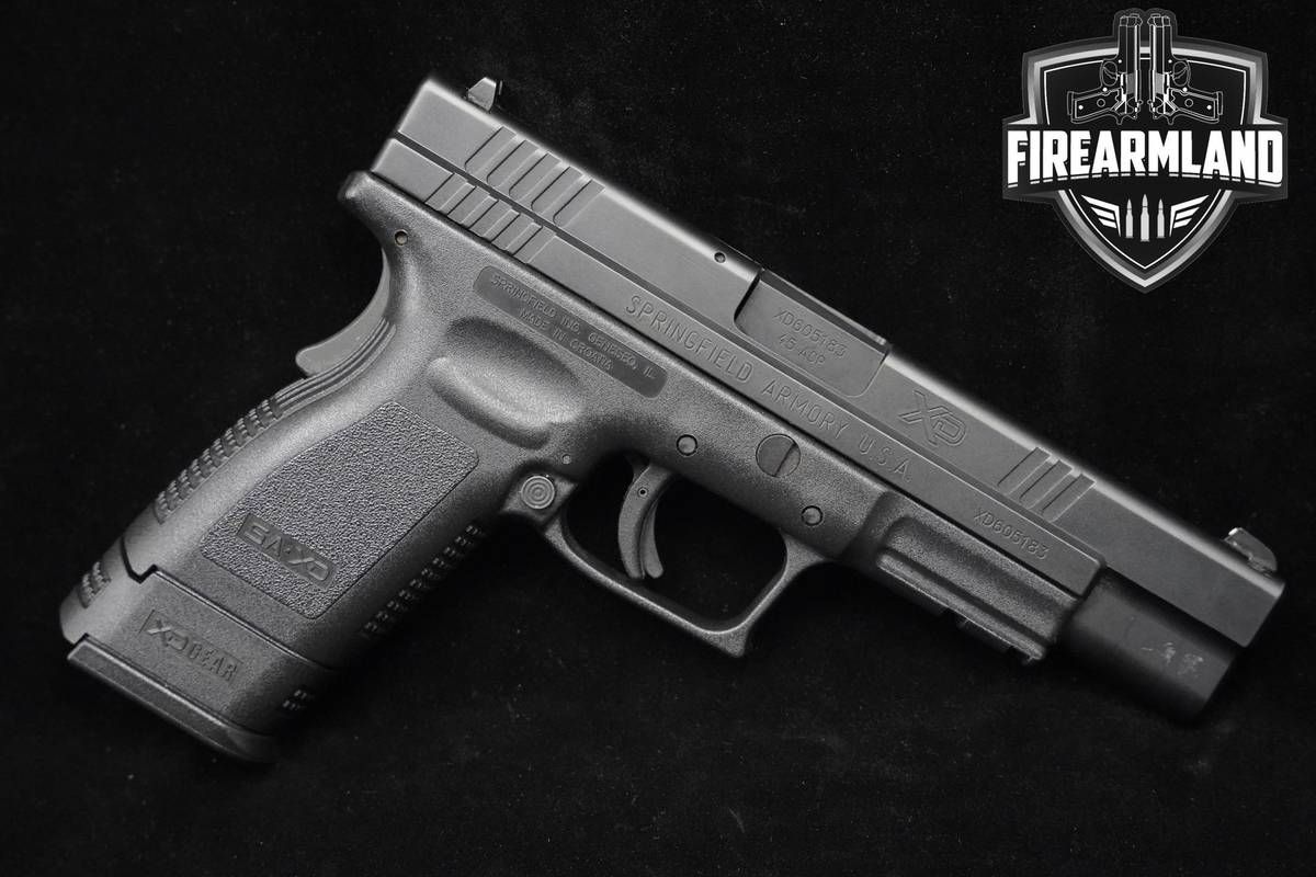 Springfield Armory XD-45 Tactical 45 ACP 5" Springfield ORIG CASE & HOLSTER