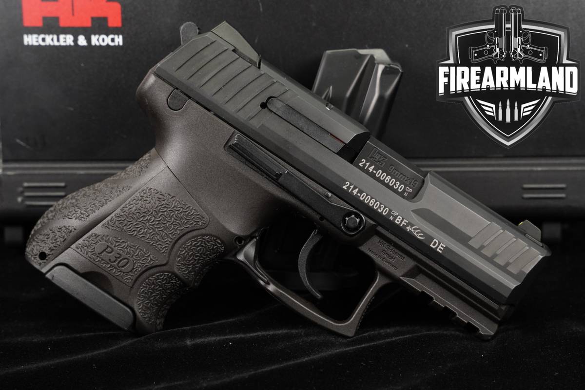 Heckler & Koch P30SK V3 9mm 3.27" H&K P 30 P30 SK +2 MAGS & ORIG CASE