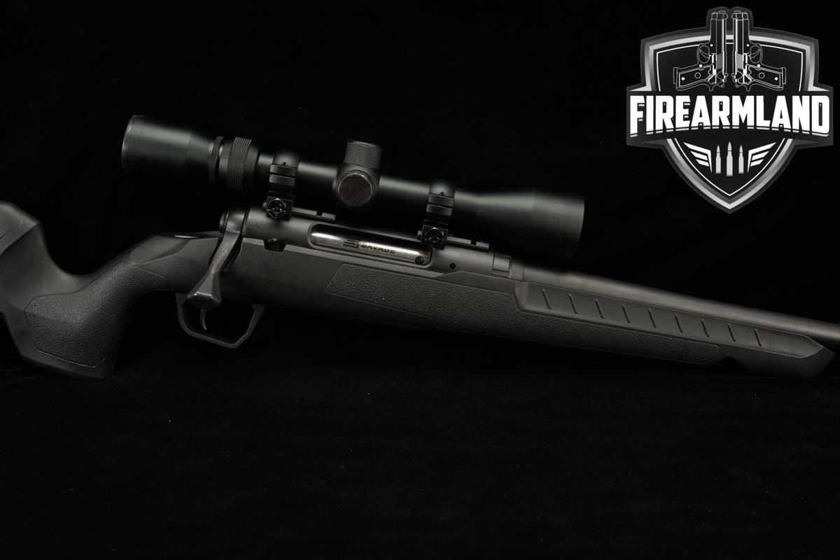 Savage Arms AXIS XP 350 Legend 18" Blued & Synthetic +WEAVER SCOPE