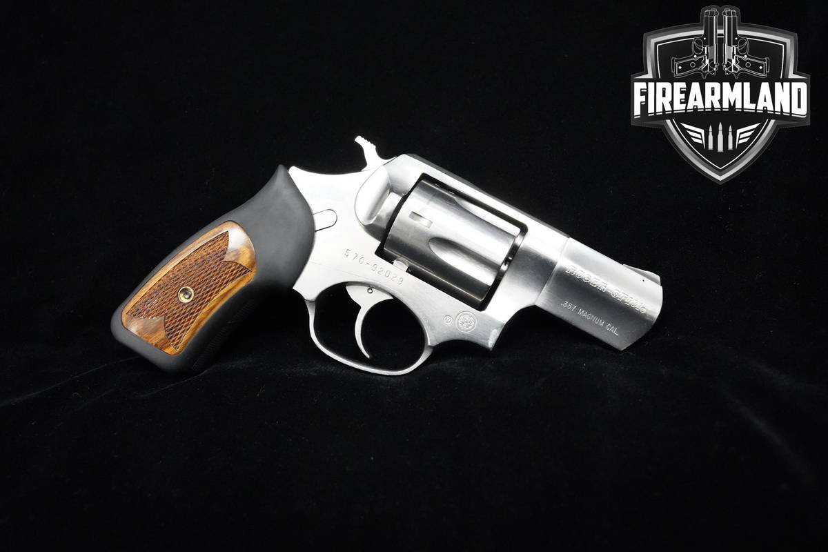 1992 Ruger SP101 357 Magnum 2.25" STAINLESS STEEL Ruger SP-101 DA/SA