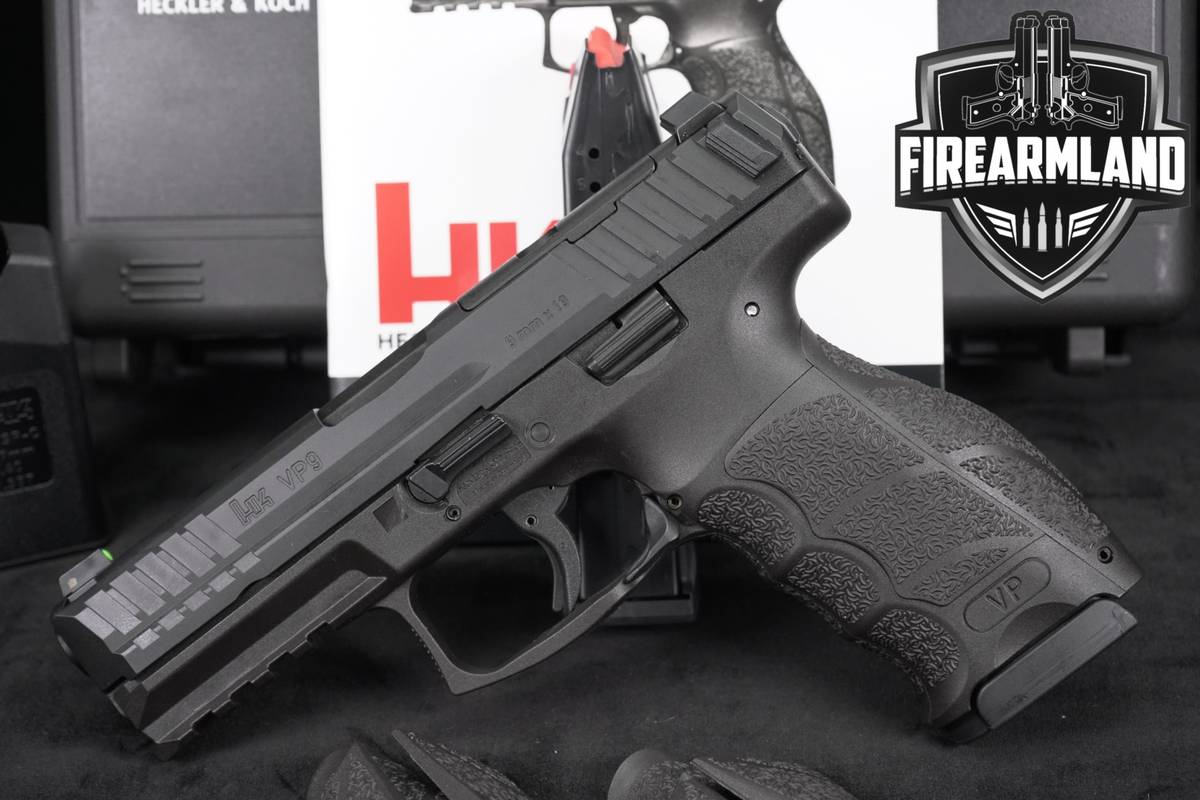 Heckler & Koch VP9 9mm Optics-Ready 4.09" H&K VP 9 +2 MAGS & ORIG CASE