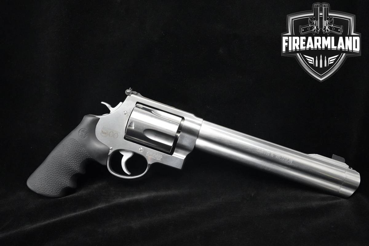 Smith & Wesson (S&W) Model 500 8" 3/8 Stainless Steel S&W 500 +ORIG CASE