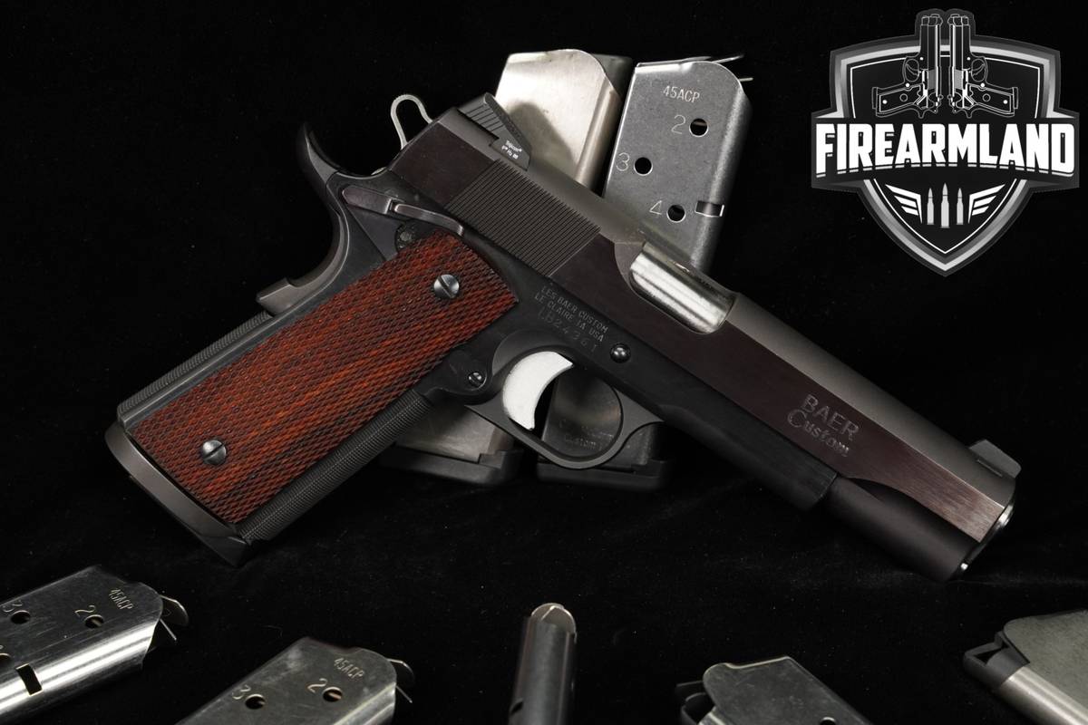 DESIRED Les Baer Custom CARRY 45 ACP 1911 5" Blued +8 MAGS