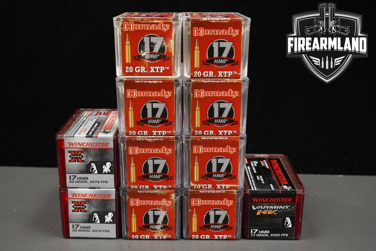 17 HMR Ammo 17-HMR Ammunition 550 ROUNDS