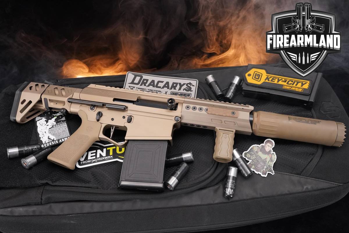 Genesis Arms GEN-12 PDS FDE 5" AR-10 AR10 5" FDE +FULL SET w/ 3 MAGS & CASE
