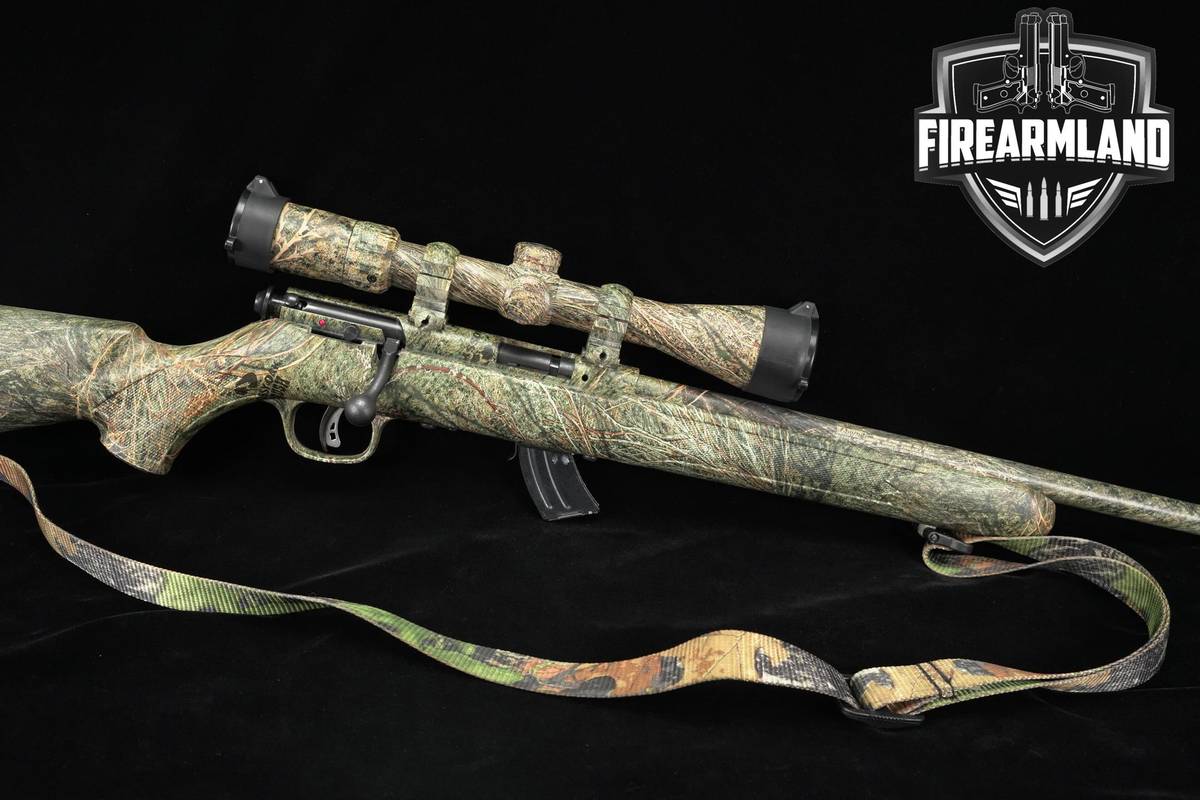 Savage Arms Mark II 22LR 22 Camouflage +3 MAGS & OPTIC