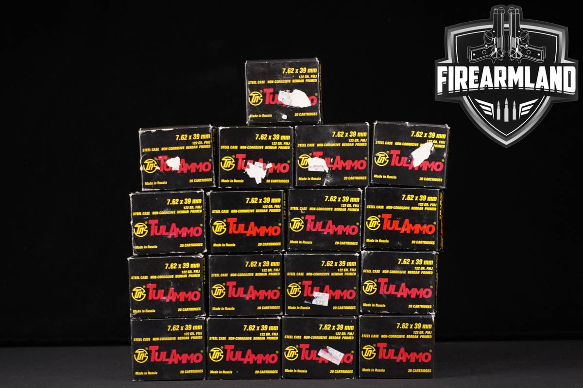 340 RDS! 7.62x39 Ammo 762 Ammunition