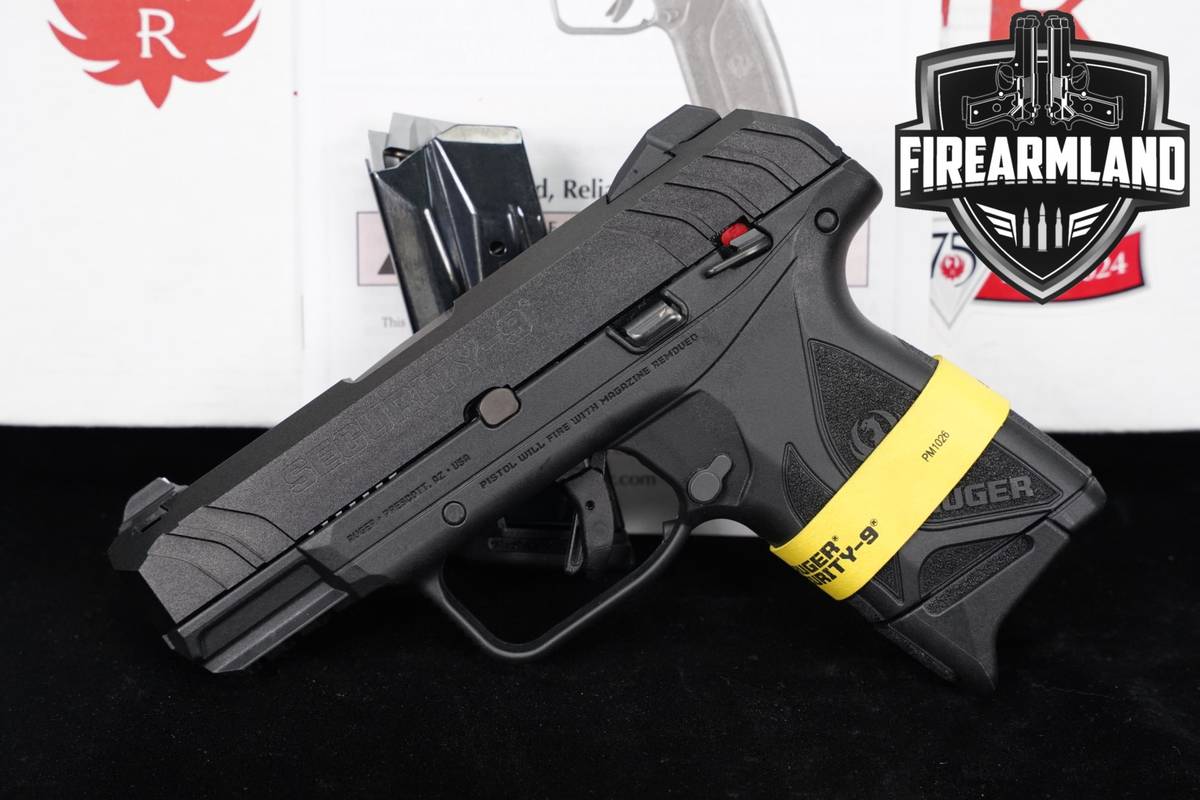 Ruger Security-9 Compact 9mm 3.42" Security9 Nine +2 MAGS & ORIG BOX