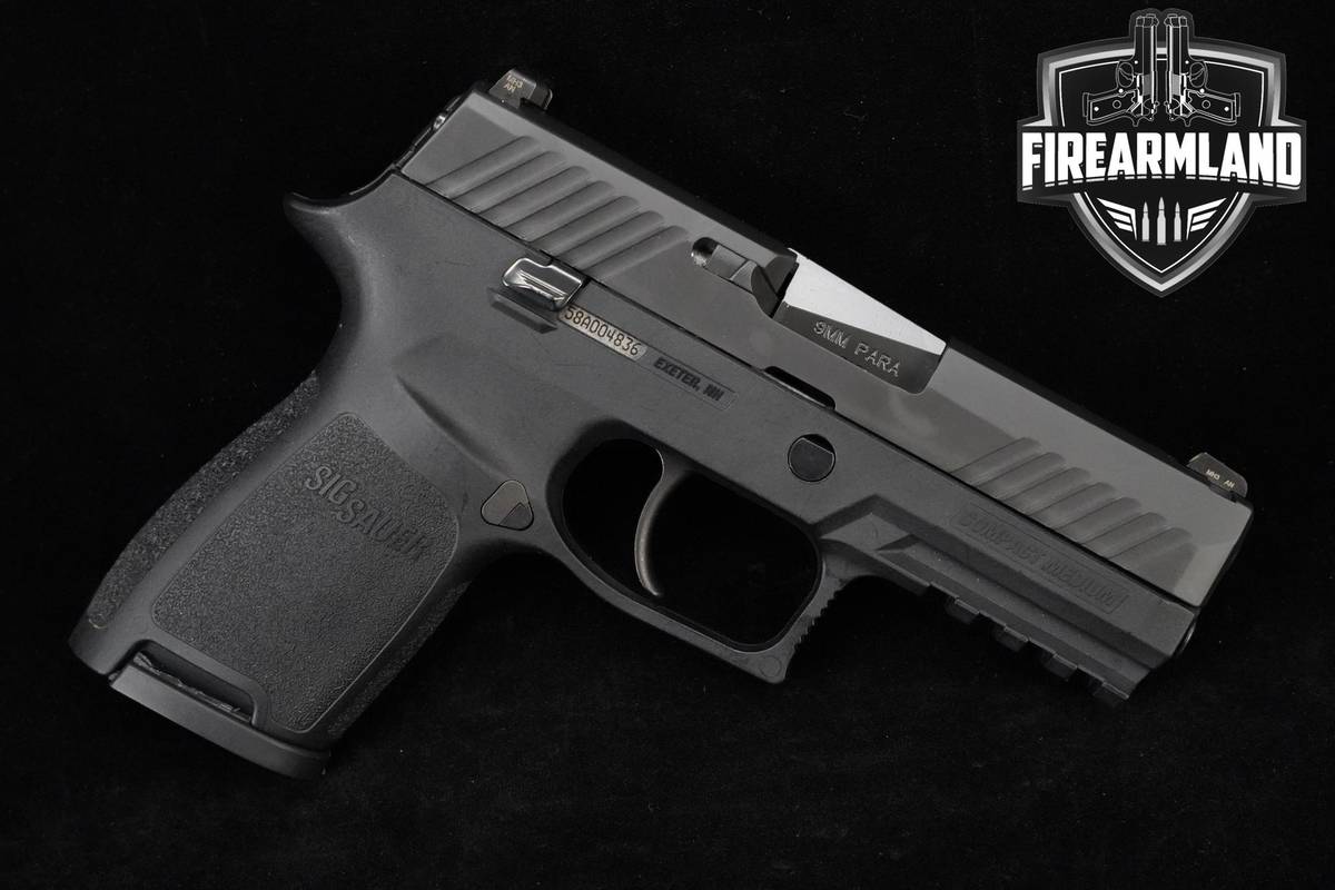 Sig Sauer P320 Compact 9mm 3.9" Sig-Sauer P320 +2 MAGS, ORIG CASE & HOLSTER
