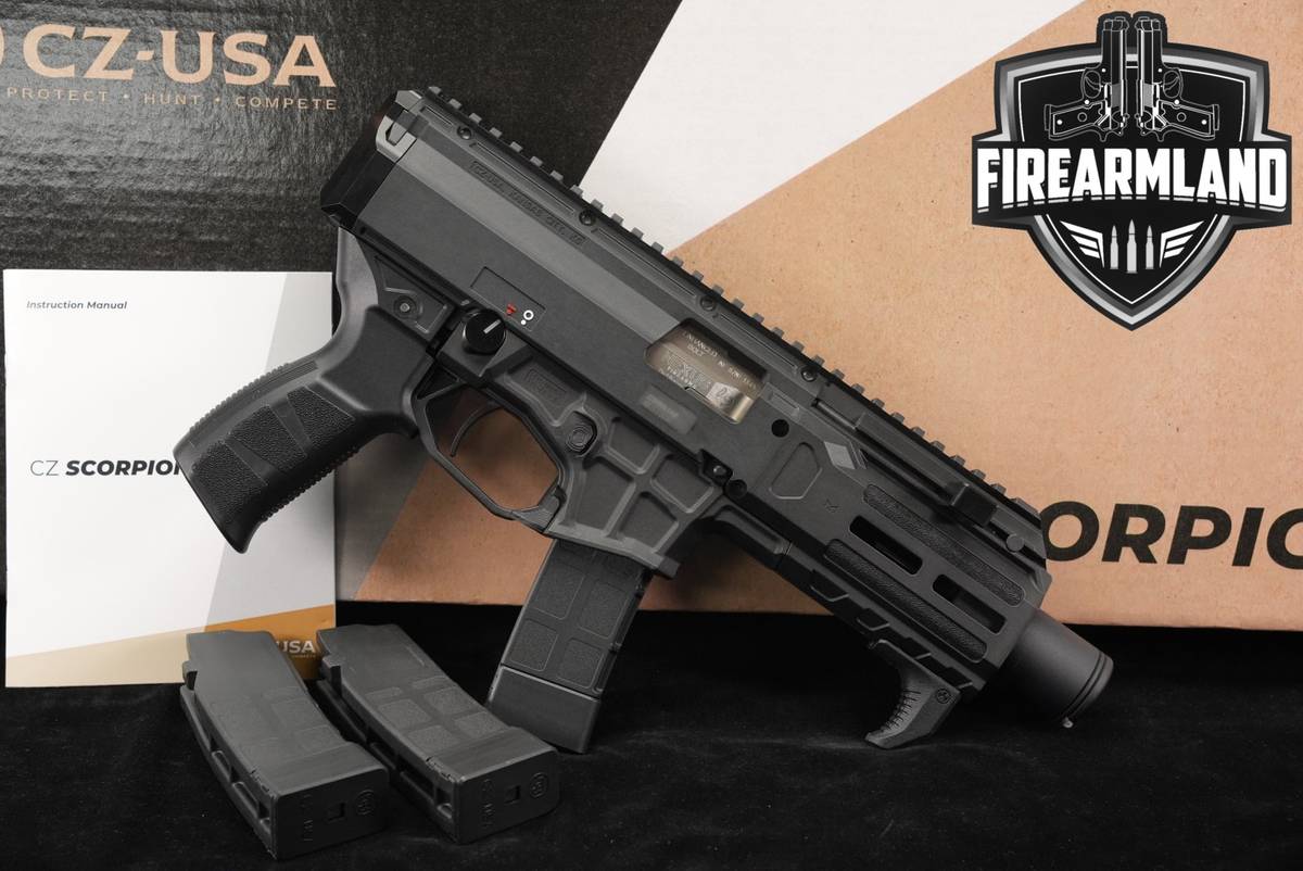 CZ Scorpion 3+ Micro 9mm 4.2" +THREE MAGS & ORIG BOX