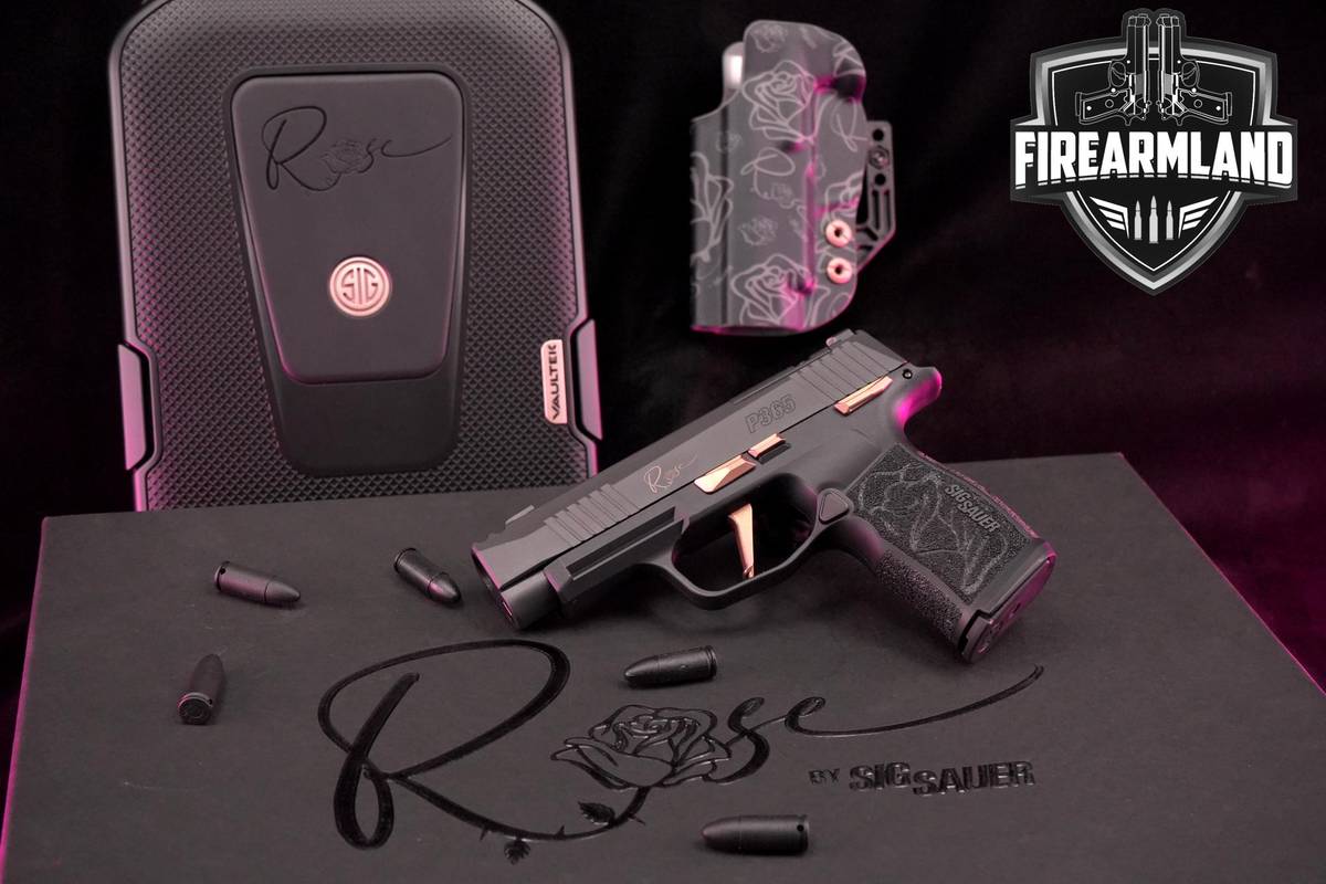 Sig Sauer P365 XL ROSE Comp 9mm 3.1" P-365XL P365XL +3 MAGS & HOLSTER
