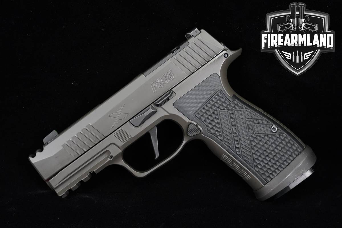 Sig Sauer P365 AXG Legion 9mm 3.1" P-365 Optic Cut+2 MAGS & ORIG CASE