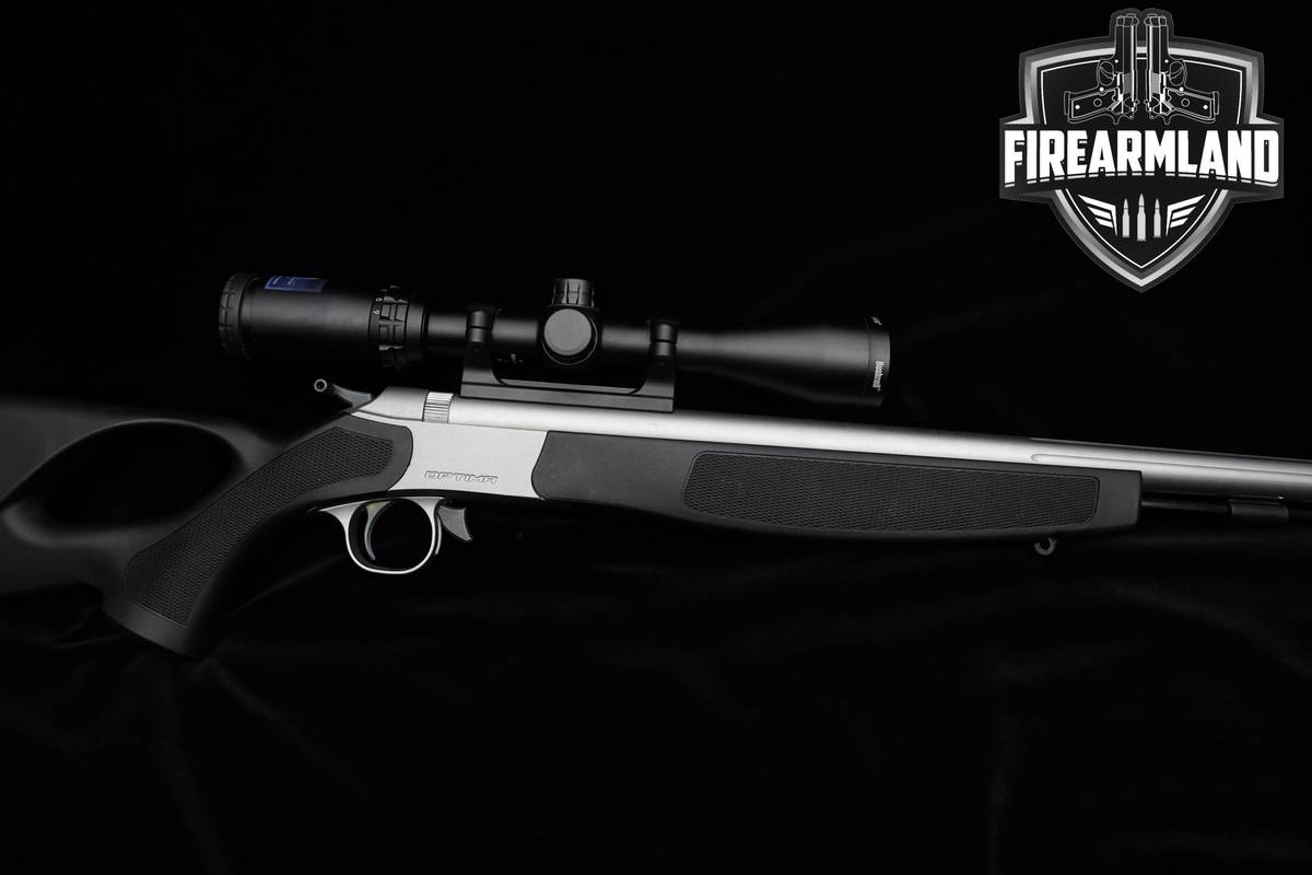 CVA OPTIMA 50 BPM 25.5" Stainless Steel CVA +ORIG CASE & OPTIC