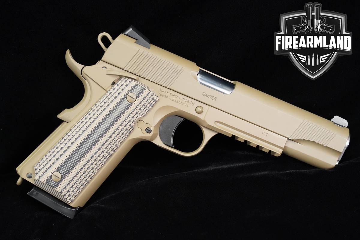 Tisas 1911 Duty Raider MEUSOC Series 70 45 ACP 5" FDE +ORIG CASE