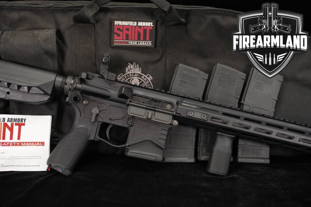 Springfield Armory SAINT Edge 5.56 NATO AR-15 AR15 16" +4 MAGS & ORIG CASE