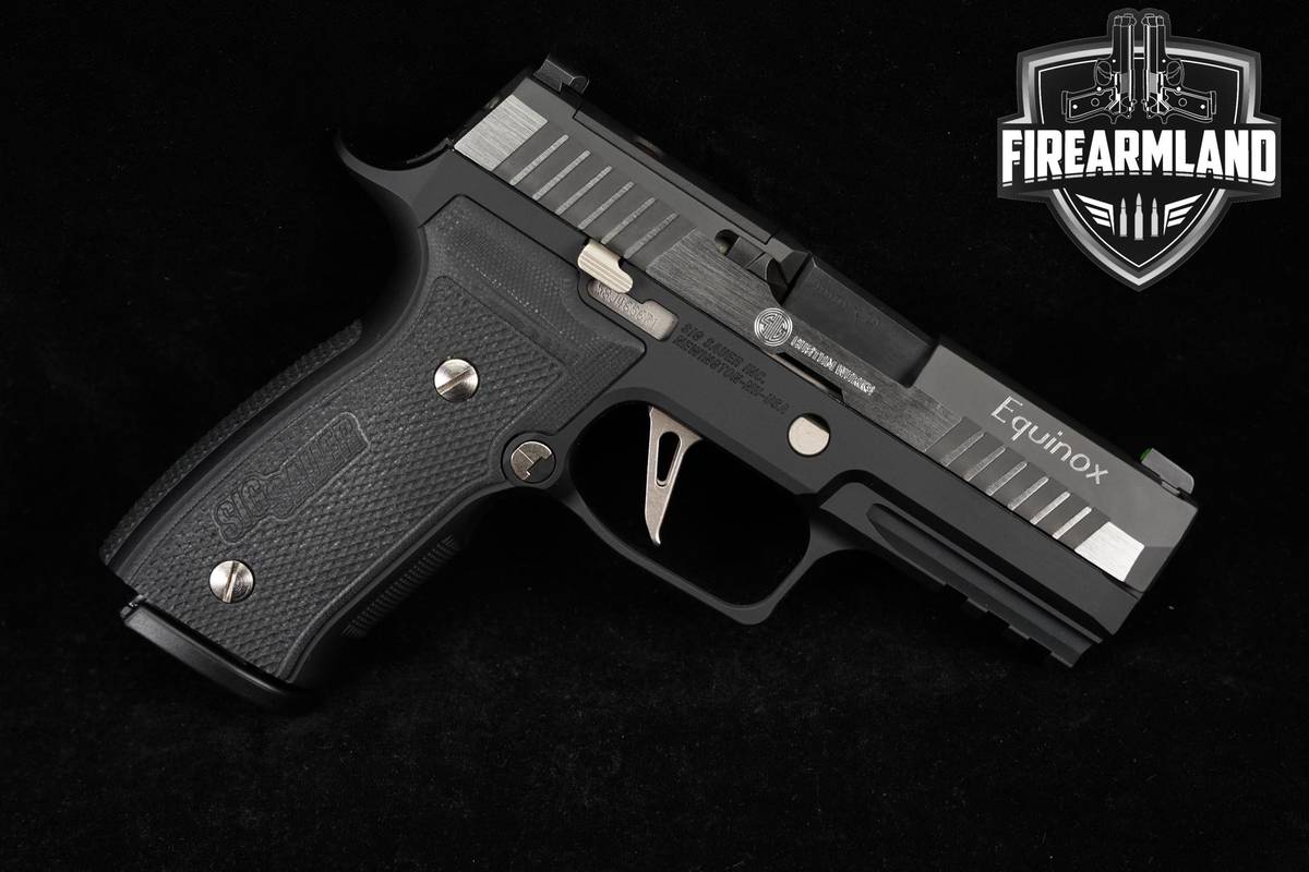 Sig Sauer P320 AXG Equinox Custom Works 9mm 3.9" P 320 Pistol +ORIG CASE