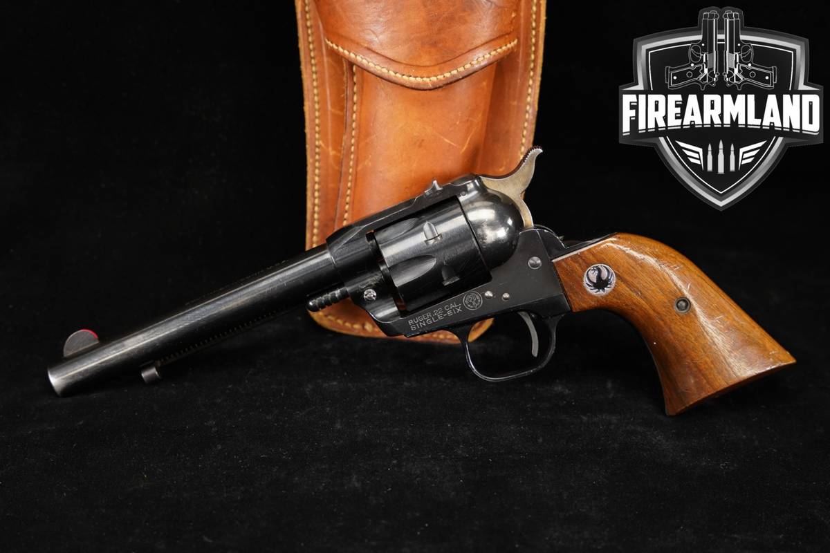 1960 Ruger Single-Six Standard Old Model 3-Screw 22LR 5.5" +HOLSTER