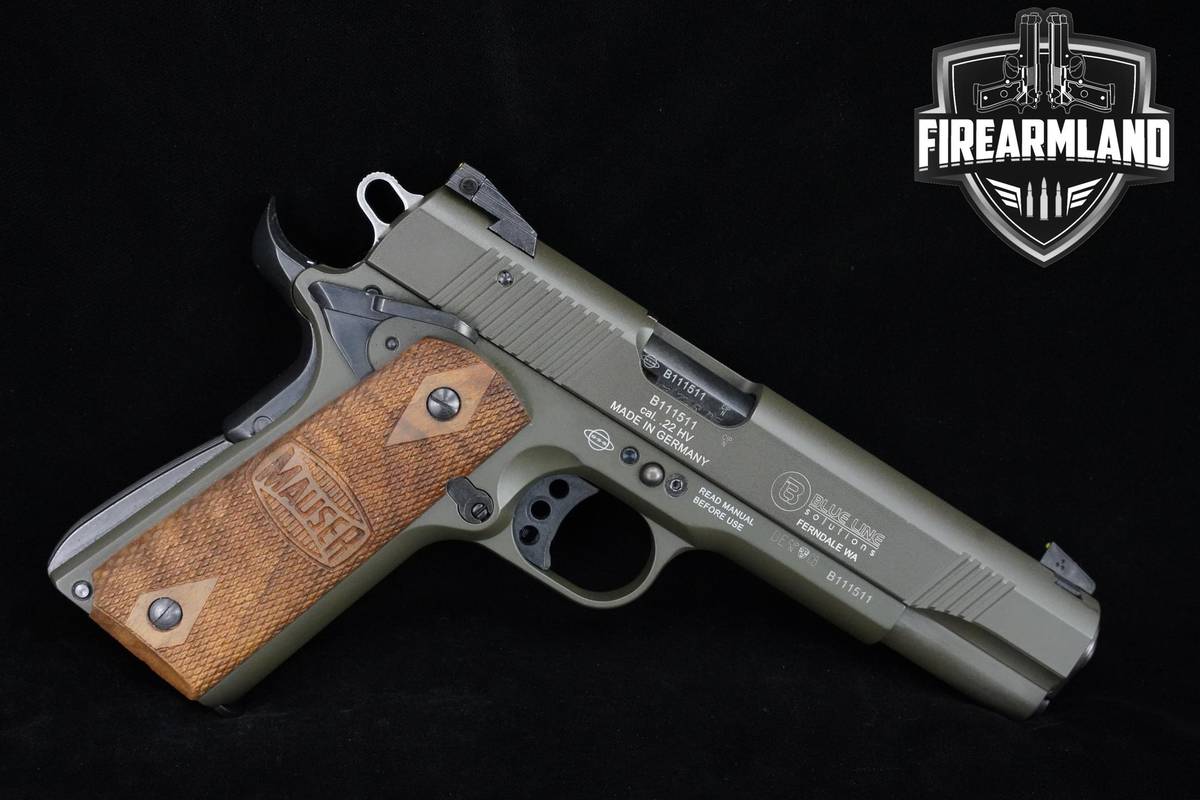 Mauser 1911 Blue Line Solutions 22LR 1911 5" Mauser-1911 5 MAGS & OG CASE