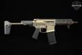 Q Honey Badger Pistol .300 AAC Blackout (7.62x35mm) Clear Anodized & Gray in Very Good Condition Image 3
