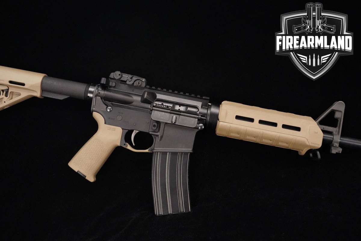 Palmetto State Armory PSA M16A4 5.56 NATO AR-15 M16 16.5 FDE +3 MAGS