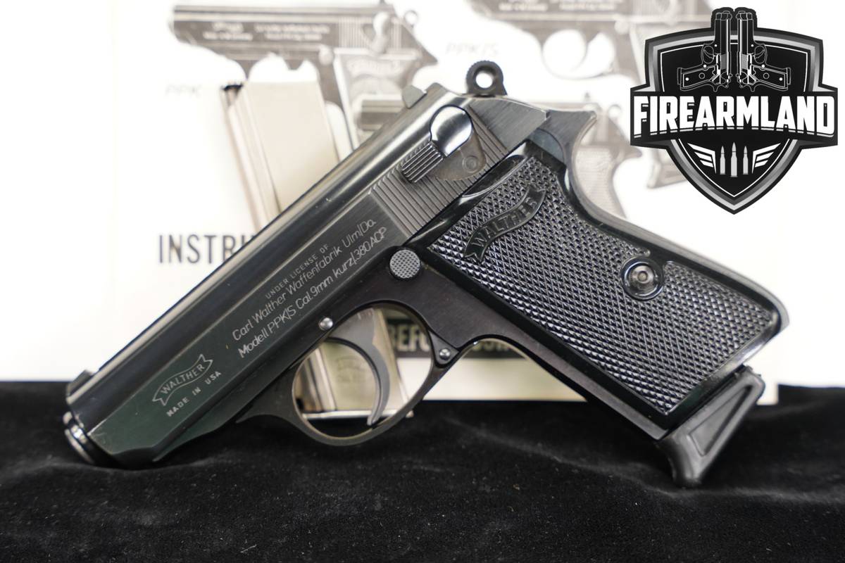 1992 Walther PPK/S Interarms U.S.-Made 380 ACP 3.3" Blued +2 MAGS