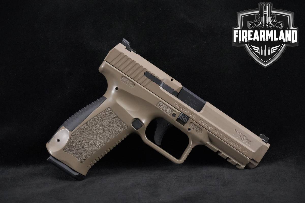 Canik TP9 SA 9mm 4.5" FDE Canik TP-9 +3 MAGS, ORIG CASE & HOLSTER