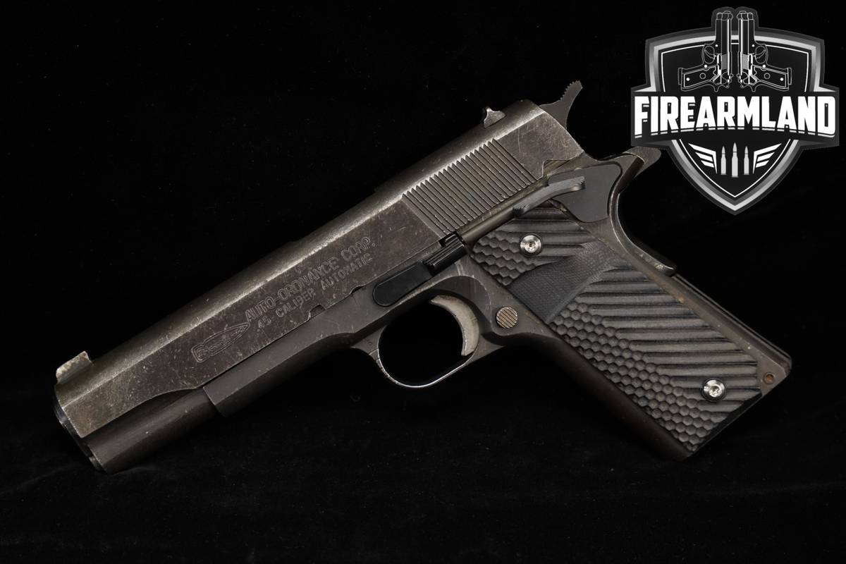 Colt Government Model 45 ACP 1911 5" Blued Custom Hybrid