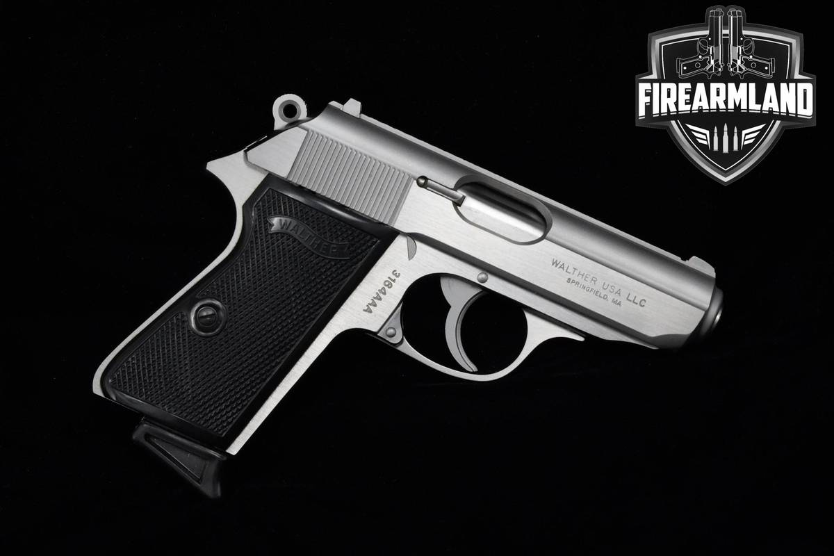 Walther PPKS 32 ACP 3.3" Stainless Steel Walther +2 MAGS & ORIG CASE