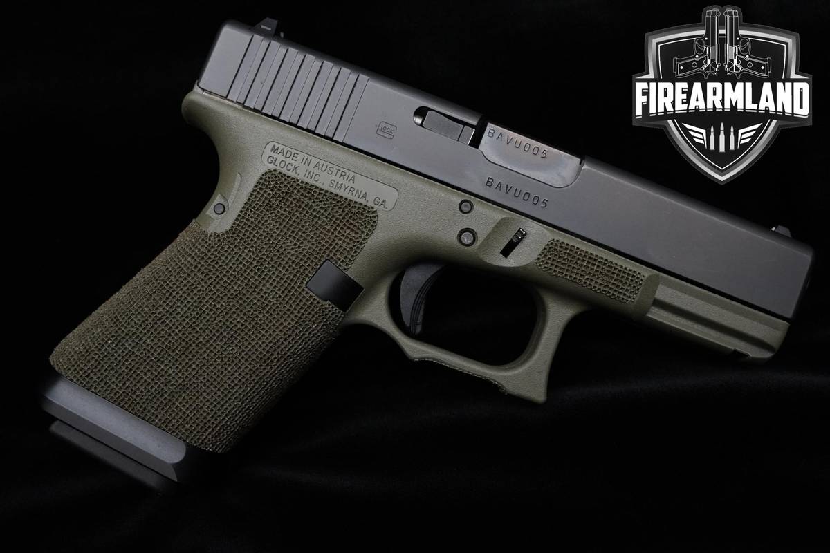 CUSTOM Glock 19 Gen4 Battlefield Green 9mm 4.02" Austria G-19 G19 ORIG CASE