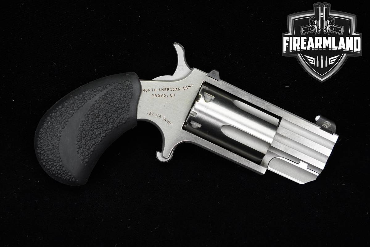 North American Arms Pug White-Dot Convertible 22LR / 22WMR 1.0" +ORIG BOX