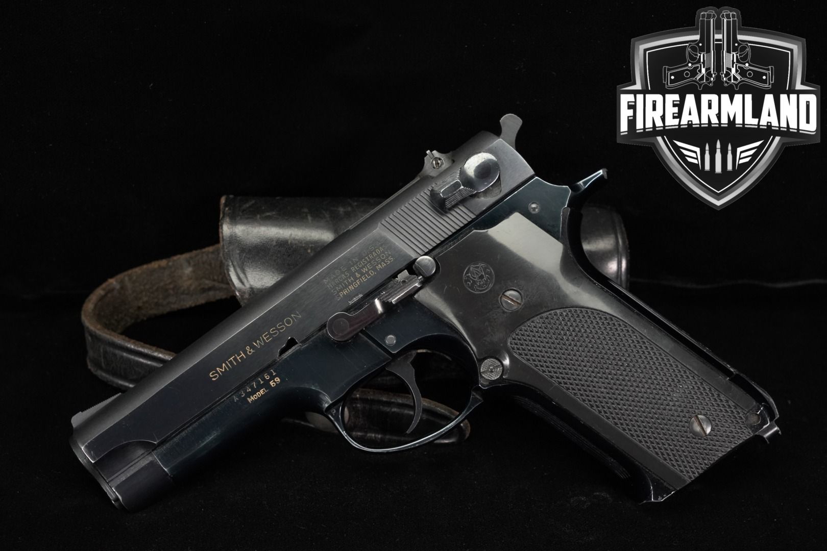 1970s Smith & Wesson Model 59 First Gen 9mm 4