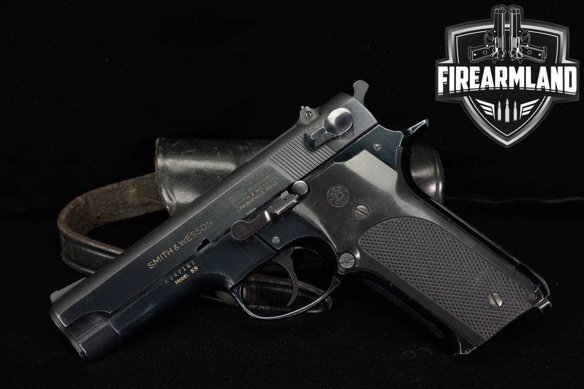 1970'S Smith & Wesson S&W Model 59 First Gen 9mm 4" Blued DA/SA Pistol