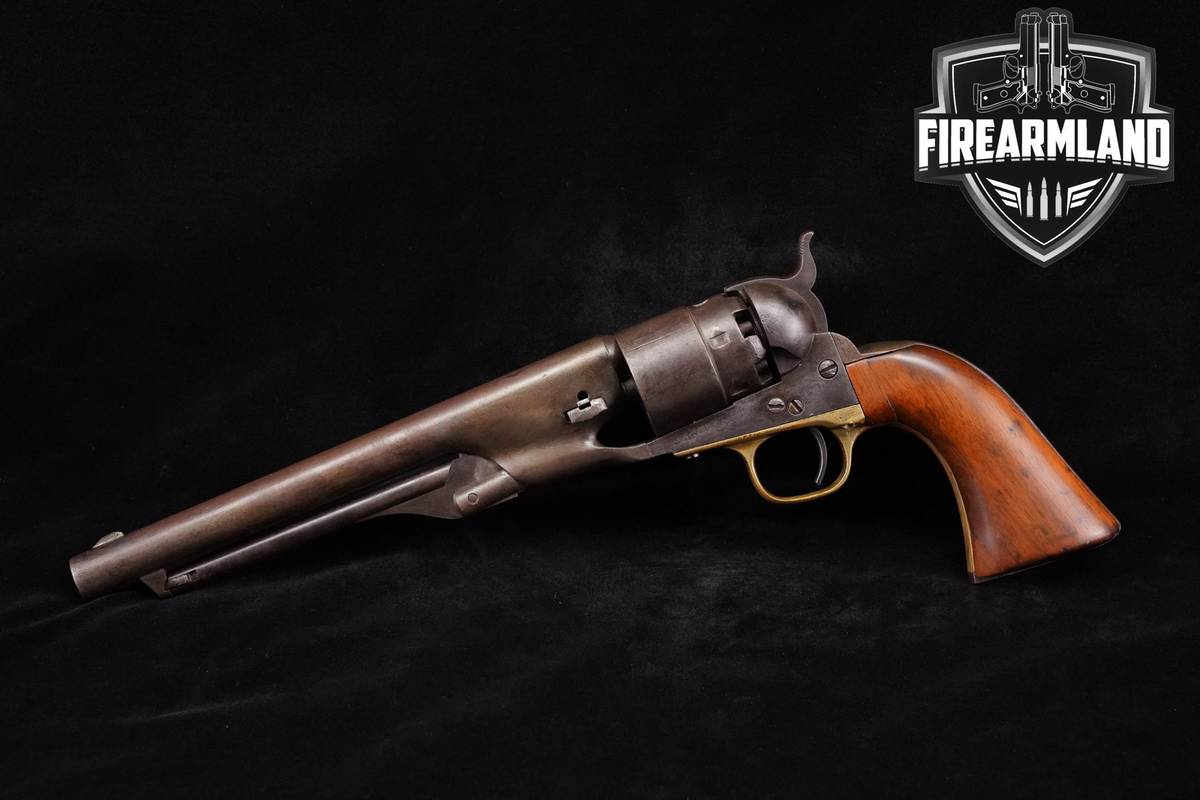 MATCHING NUMBERS! Colt Army Model 1860 Civilian .44 Cap-And-Ball 8"